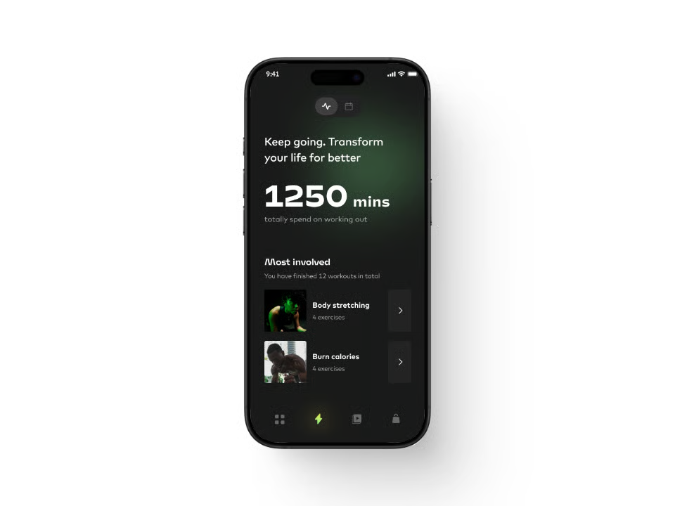 Pure Plank Training App shown on a phone